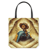 Basketweave Tote Bag in Stylish Design