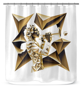 Crescendo Cascade Shower Curtain