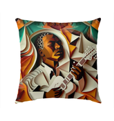 Folk Melody Outdoor Pillow