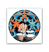 Percussive Power Wrapped Canvas