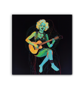 Close-up of Floral Innocence Wrapped Canvas