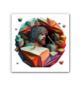 Pitched Peaks Wrapped Canvas