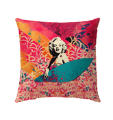 Waves and Sunsets Outdoor Pillow Surf Into Comfort - Beyond T-shirts