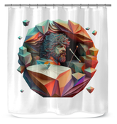 Lyrical Lagoon Shower Curtain