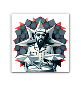 Beat Burst Wrapped Canvas