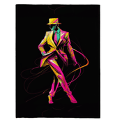 Vintage Floral Blooms Sherpa Blanket - Beyond T-shirts