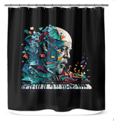 Classical Crescendo Shower Curtain