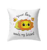 Needs My Kisses Indoor Pillow