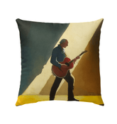 SurArt 118 outdoor pillow adding a stylish touch to garden seating arrangements.