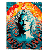 Enchanted Surf Sherpa Throw Blanket - Beyond T-shirts