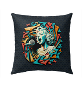 Folklore Fabric Outdoor Pillow