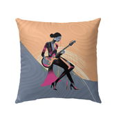 Chic Couture All-Over Print Outdoor Pillow - Beyond T-shirts