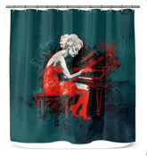 Fashionista's Escape Shower Curtain - Beyond T-shirts