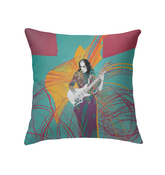 Enchanted Meadow design on indoor decorative pillow