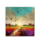 Desert Mirage Wrapped Canvas