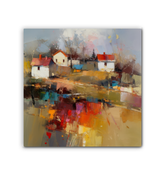 Misty Mountain Mornings Wrapped Canvas