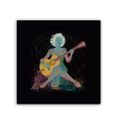 Vibrant Petal Pathway Canvas Art