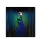 Celestial Symphony Wall Canvas with cosmic theme