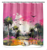 Countryside Serenity Shower Curtain
