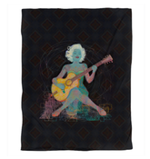 Forget-Me-Not Fields Duvet Cover - close-up of floral pattern