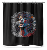 Soulful Strings Shower Curtain