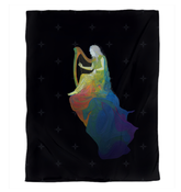 Carnation Carnival Duvet Cover in a colorful bedroom setting