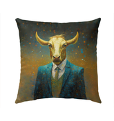 Deer's Serene Woodland Outdoor Pillow