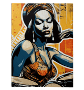 Music Evokes Empathy Sherpa Blanket - Beyond T-shirts