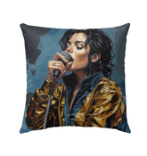 Music Inspires Greatness Outdoor Pillow - Beyond T-shirts