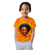 Mystic Charm in Eyes Kids T-shirt front view.