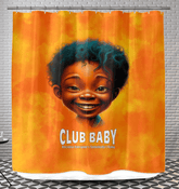 Enchanting eye design on Mystic Charm shower curtain, adding a magical touch to bathroom decor.