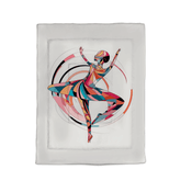 Mystical Feminine Dance Form Comforter Twin - Bedroom Decor