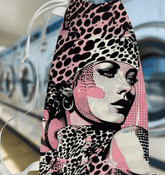 Artistic Painted Passions laundry bag with vibrant design.