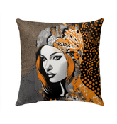 Painted Permanence Outdoor Pillow - Beyond T-shirts