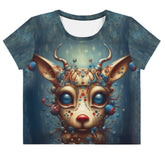 Patriotic Installations All-Over Print Crop Tee - Beyond T-shirts