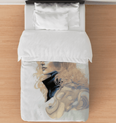 Line Pen and Ink Magic Duvet Cover - Bedroom Decor