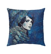 Pen and Ink Perfection II Outdoor Pillow - Front View