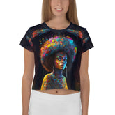 Pen and Paper Passion III All-Over Print Crop Tee - Beyond T-shirts