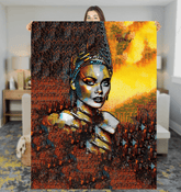 Close-up of Pen And Paper Passion Sherpa Blanket texture.