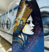 Pencil Perfection III patterned laundry bag front view.