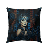 Pencil Perfection Outdoor Pillow - Garden Setting