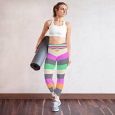 Phychedelic Light Lines III Yoga Leggings - Beyond T-shirts