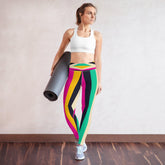 Phychedelic Lines II Yoga Leggings - Beyond T-shirts