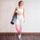 Pink Watercolor Yoga Leggings - Beyond T-shirts