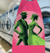 Poetic Women's Dance Expression themed laundry bag for dancers