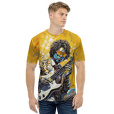 Pop Music Instruments Men's T-Shirt Front View