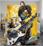 Pop Music Innovates With Instruments Sherpa Blanket - Beyond T-shirts