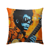 Pop Music Is A Musician's Playground Outdoor Pillow - Beyond T-shirts