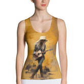 Psychedelic Strokes Sublimation Cut & Sew Tank Top - Beyond T-shirts
