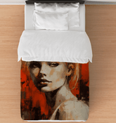 Psytrance Visions Comforter Twin Size in Vivid Colors